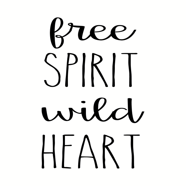 Free spirit wild heart by lunabelleapparel