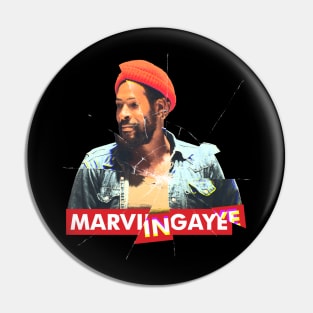 ART GLASS - MARVIN GAYE OKE Pin