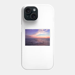 Sunset over the ocean Phone Case