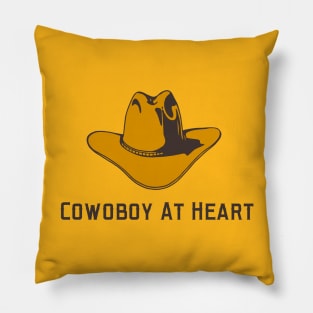 Cowboy At Heart Pillow