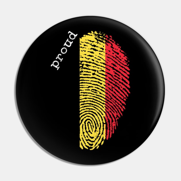 Belgium flag Pin by Shopx