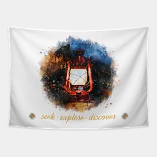 Seek, explore, discover Tapestry