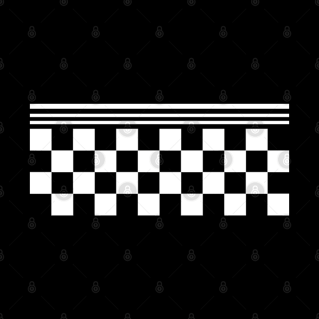 Abstract Checkerboard Racetrack Cool Graphic Mom Dad by TeeTypo