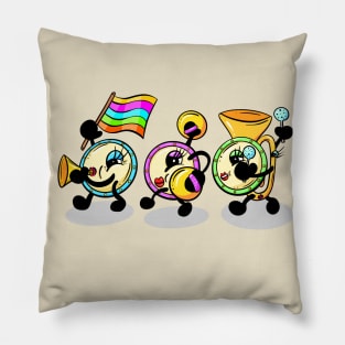 Keep On Marching Drum Band Pillow