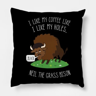 Neil deGrasse Tyson / Bison | Black Holes Pillow