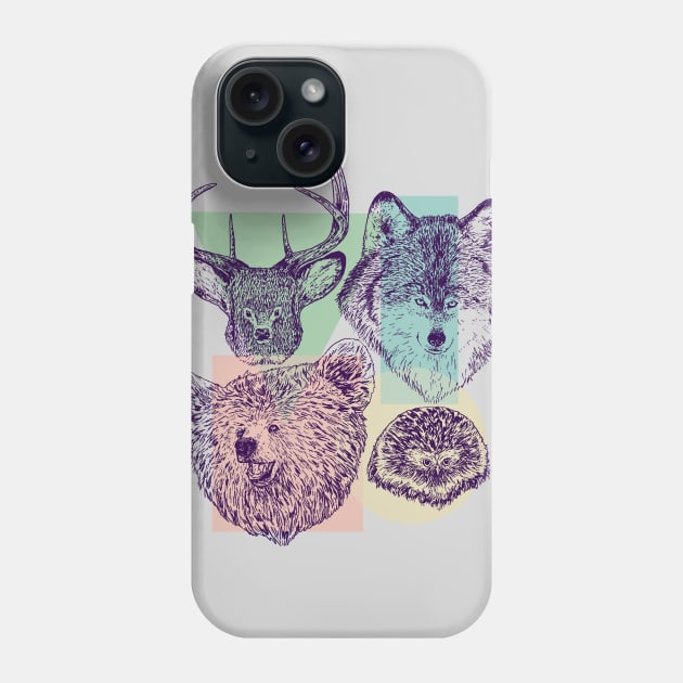 Animols Phone Case by Hillary White Rabbit