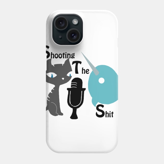 shooting the shit logo Phone Case by aerithradio