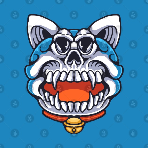 Doraemon Skull by Stayhoom