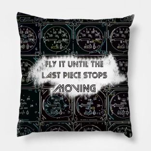 Aviation Airplane Cockpit Pilot Slogan P2 Pillow