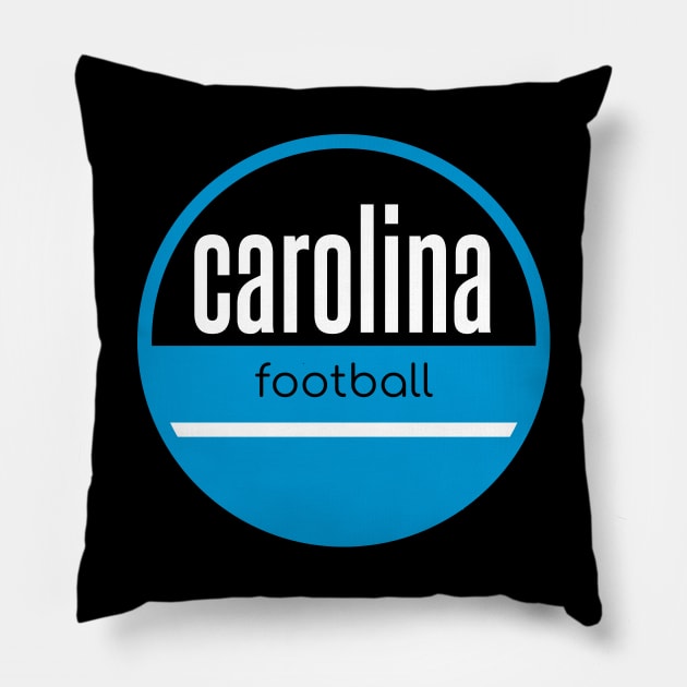 carolina panthers football Pillow by BVHstudio