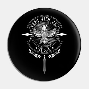 Gladius and eagle - Veni Vidi Vici Pin