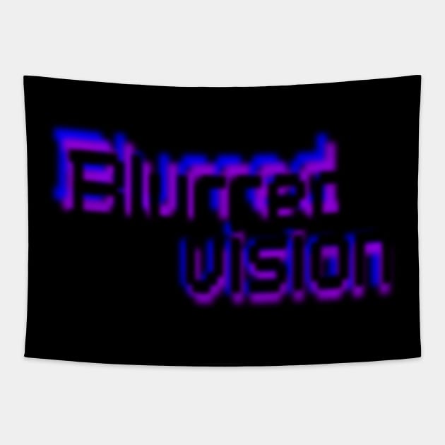 Colorful Blurred Vision Tapestry by stefy