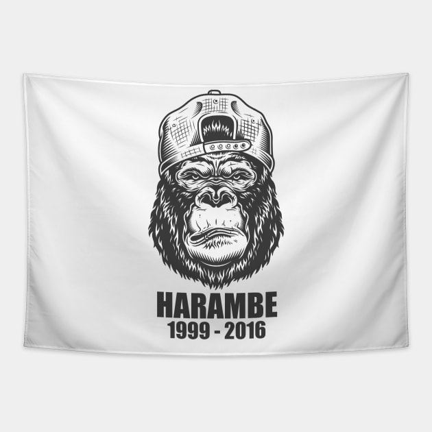 Harambe Tapestry by chjannet