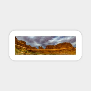 Red Rock Crescent Panorama, Arches National Park Magnet