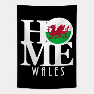 HOME Wales (white text) Tapestry