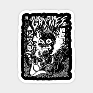 Grimes Visions Inverted Occult Magnet