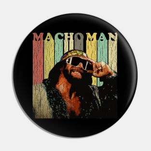 Vintage Macho Man Pin