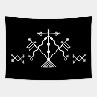 Damballah Wedo Voodoo Veve Tapestry