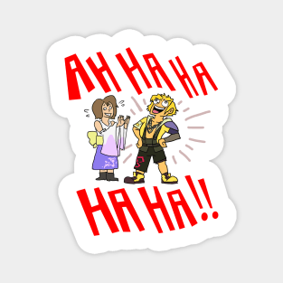 Tidus Laugh (Red Text Ver) Magnet