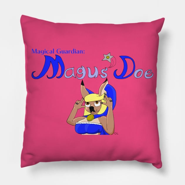 Magus Doe logo Pillow by Cyborg-Lucario