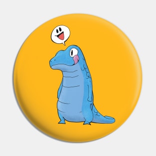 Funny lizard Pin