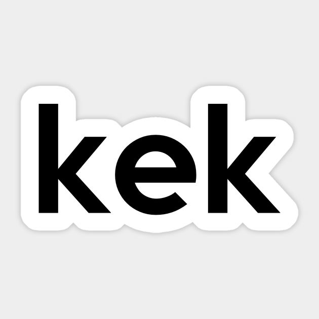 Kek Kek Autocollant Teepublic Fr