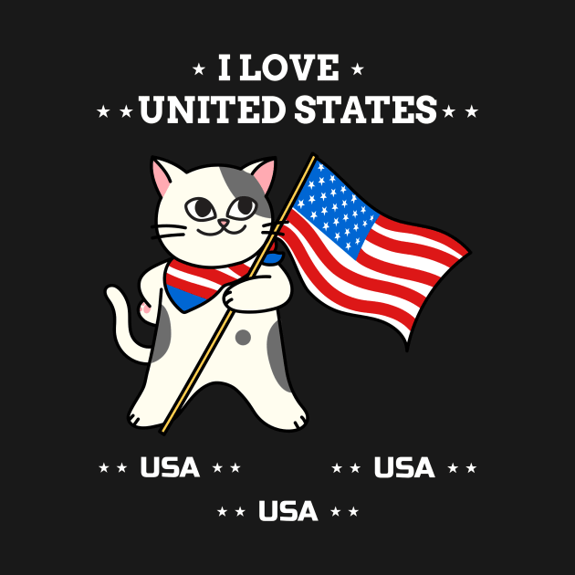 I Love United States by MONMON-75