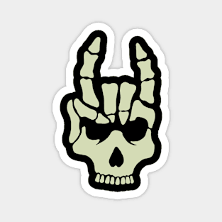 Metal Skull Vintage Design Magnet