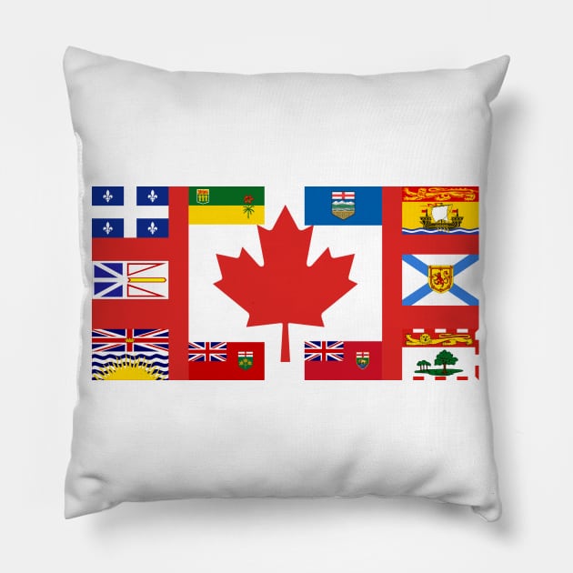 United Canada Pillow by Designs by Dyer