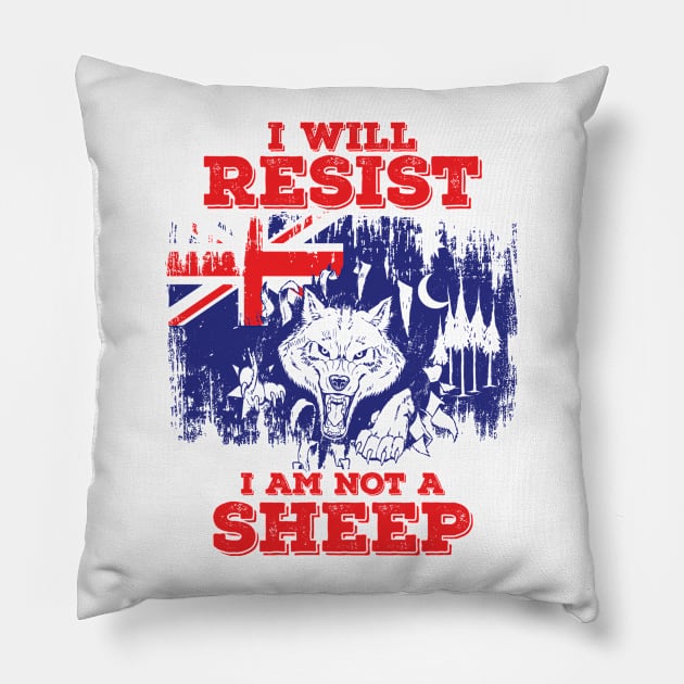 Australian Resist Pillow by morganhurst