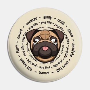 Pug Life Pin