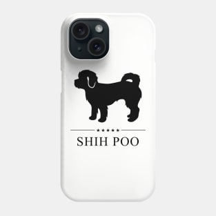 Shih Poo Black Silhouette Phone Case