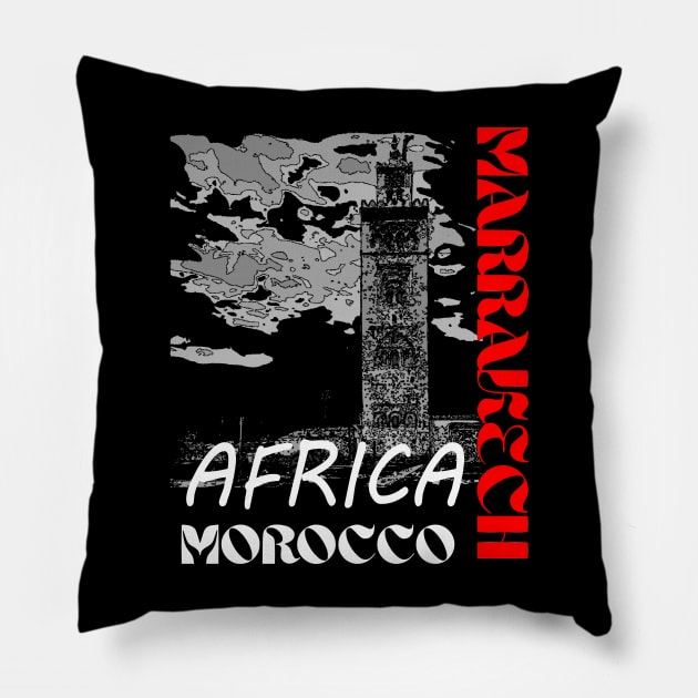 Marrakech, Africa Pillow by YellowSplash