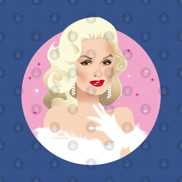 Mamie Van Doren by AlejandroMogolloArt