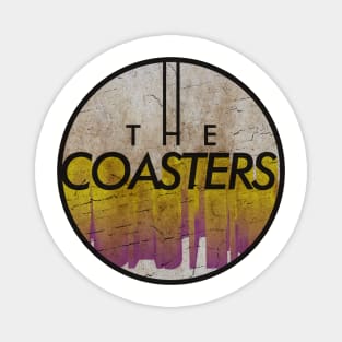 THE COASTERS - VINTAGE YELLOW CIRCLE Magnet