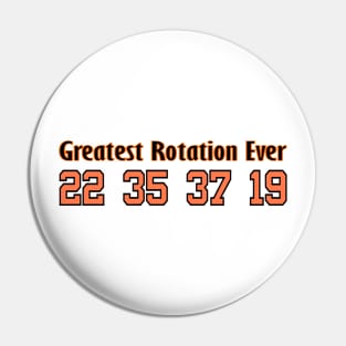 Baltimore Orioles 1971 rotation greatest ever Pin