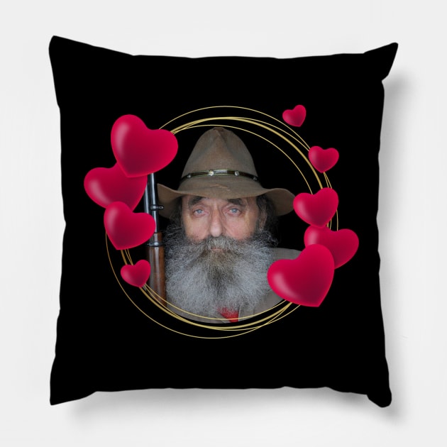 Mountain  Monsters characters Pillow by asheribtllo