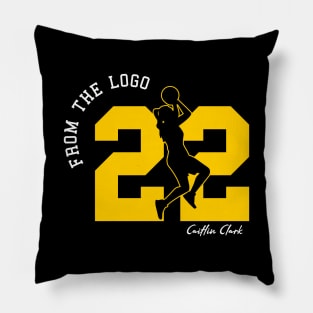 Catlin Clark 22 From The Logo Pillow