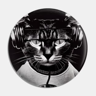 DJ Cat Pin