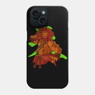 Akuma green background Phone Case