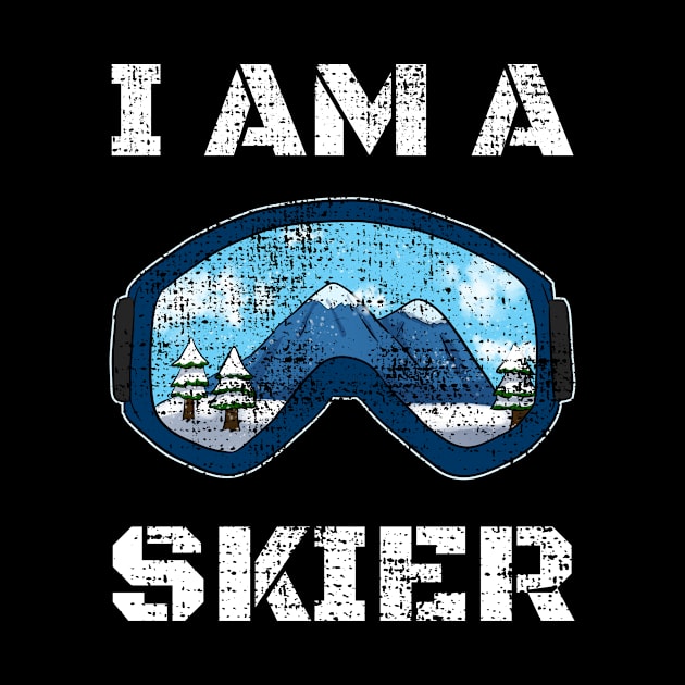 I am a Skier Skiing by Crazy Shirts