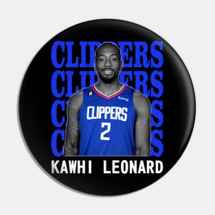 Los Angeles Clippers Kawhi Leonard 2 Pin