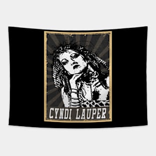 80s Style Cyndi Lauper Tapestry