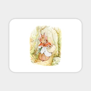 Beatrix Potter - Mrs Rabbit shopping time Magnet