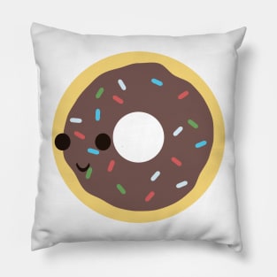 Chocolate Sprinkle Donut Pillow