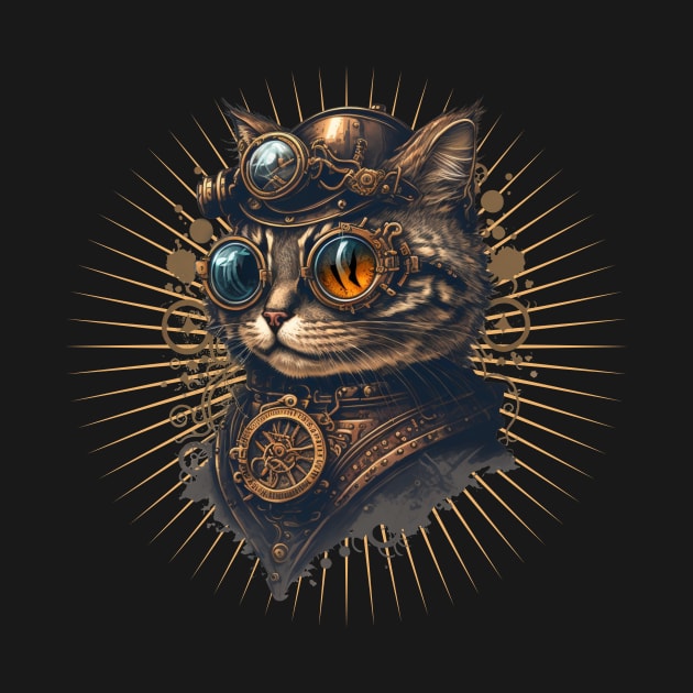 Steampunk Cat by RaruDesigns