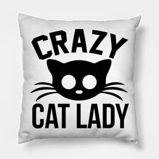 Crazy Cat Lady  T Shirt For Women Pillow