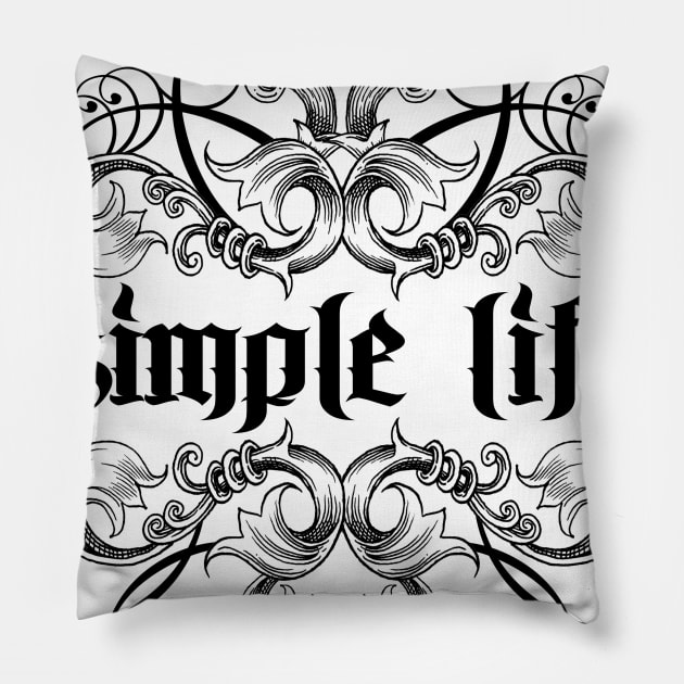 typography Pillow by HornArt