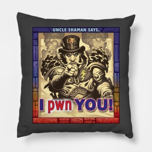 I pwn YOU! - Dwarf Dude Style Pillow