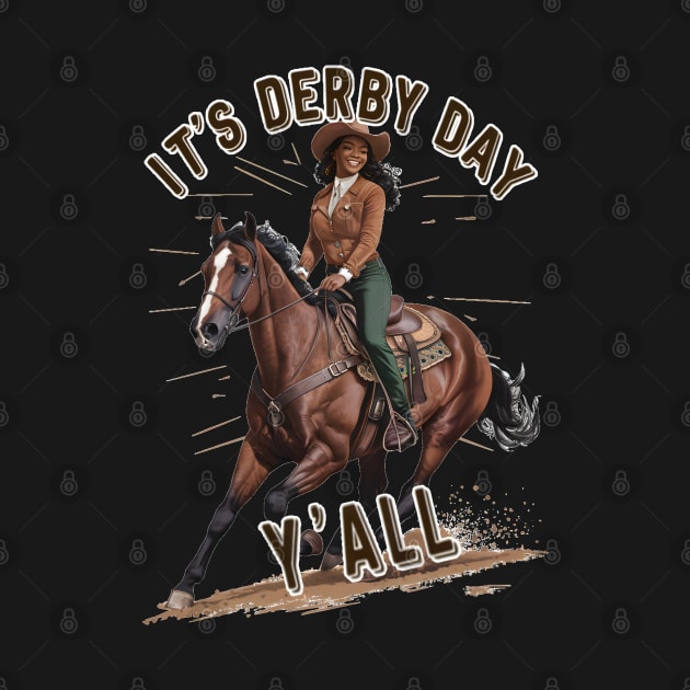 It's Derby Day Y'all-Black Cowgirl KY Derby 150 by ARTSYVIBES111